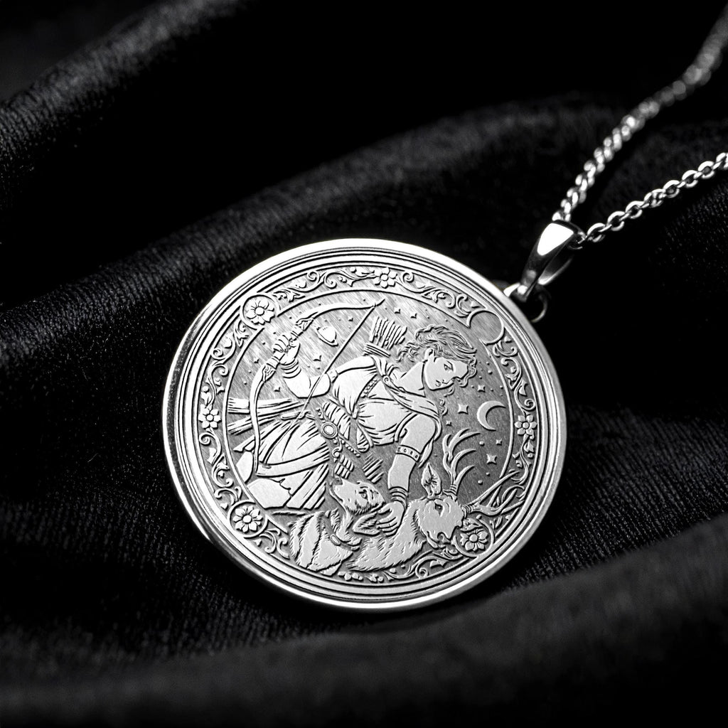 Artemis Goddess Necklace – Greek Mythology Pendant