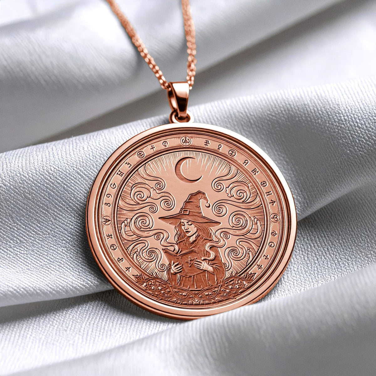 Witch Necklace – Magic Witchcraft Medallion Pendant
