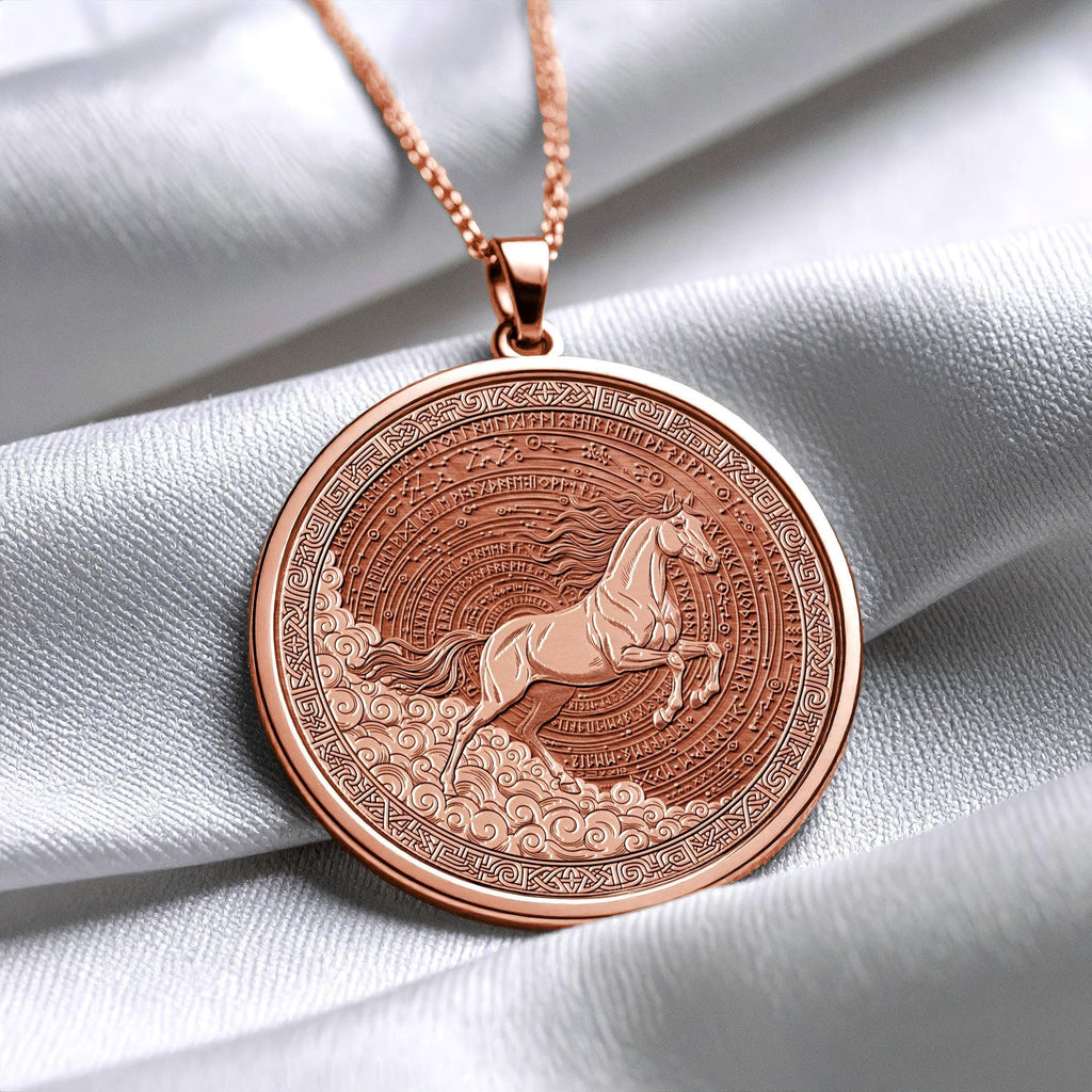 Sleipnir Necklace – Elegant Equestrian Pendant Gift