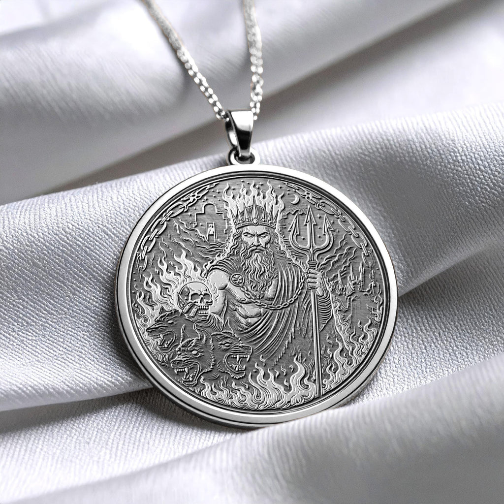 Hades Necklace Greek God Underworld Guardian