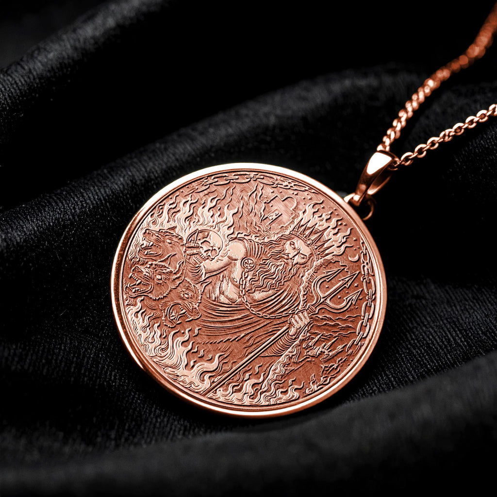Hades Necklace Greek God Underworld Guardian