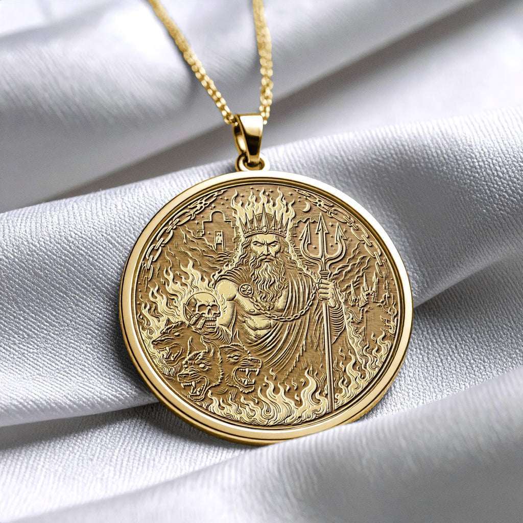Hades Necklace Greek God Underworld Guardian