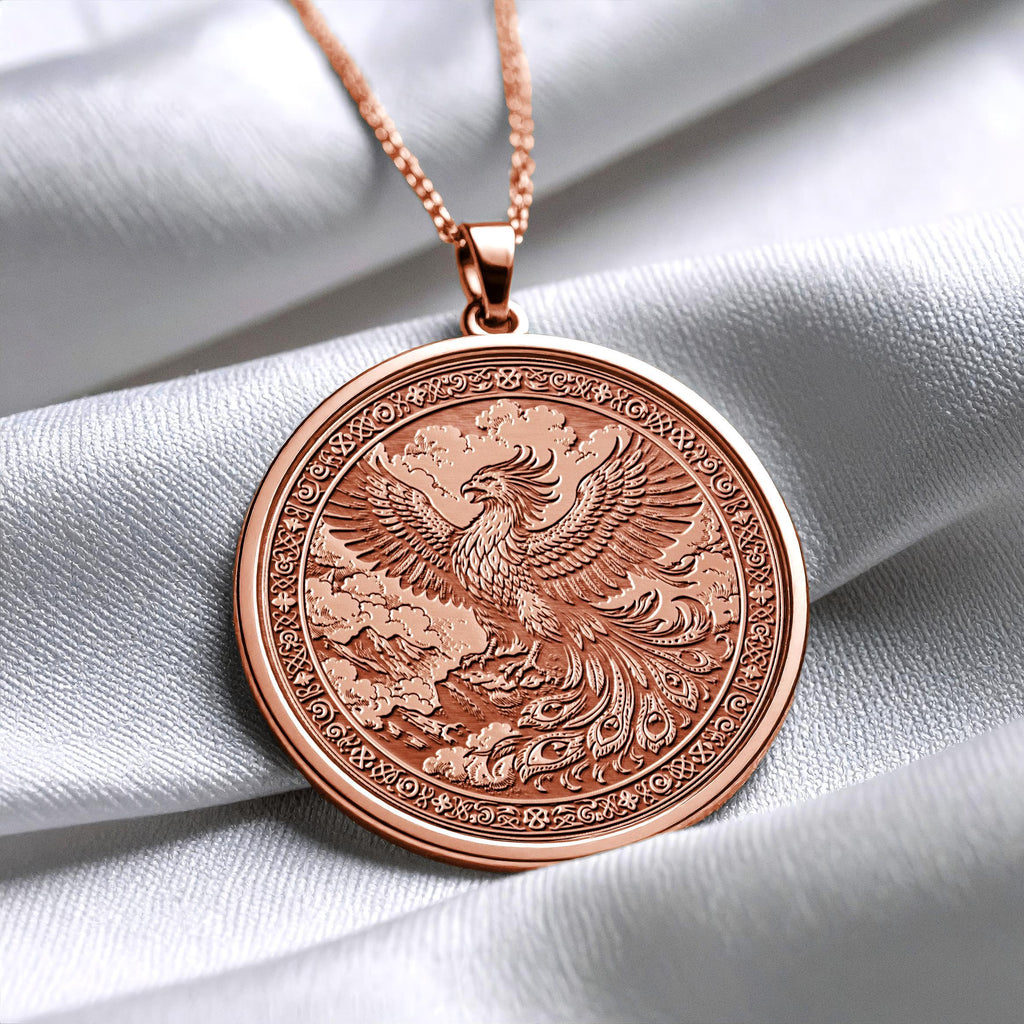 Phoenix Necklace: Pendant of Rebirth and Strength