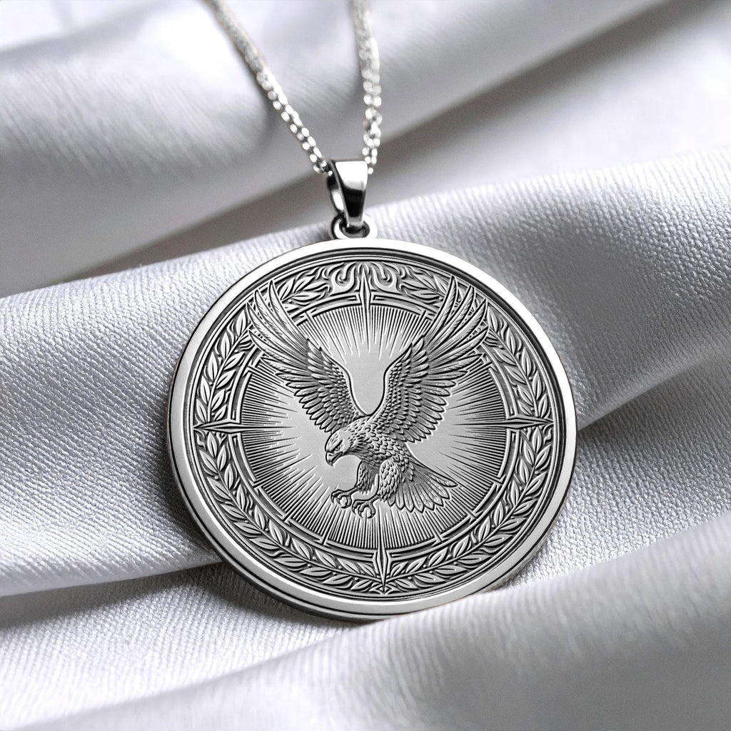 Eagle Necklace – Majestic Bird Pendant Symbolizing Freedom and Strength –226