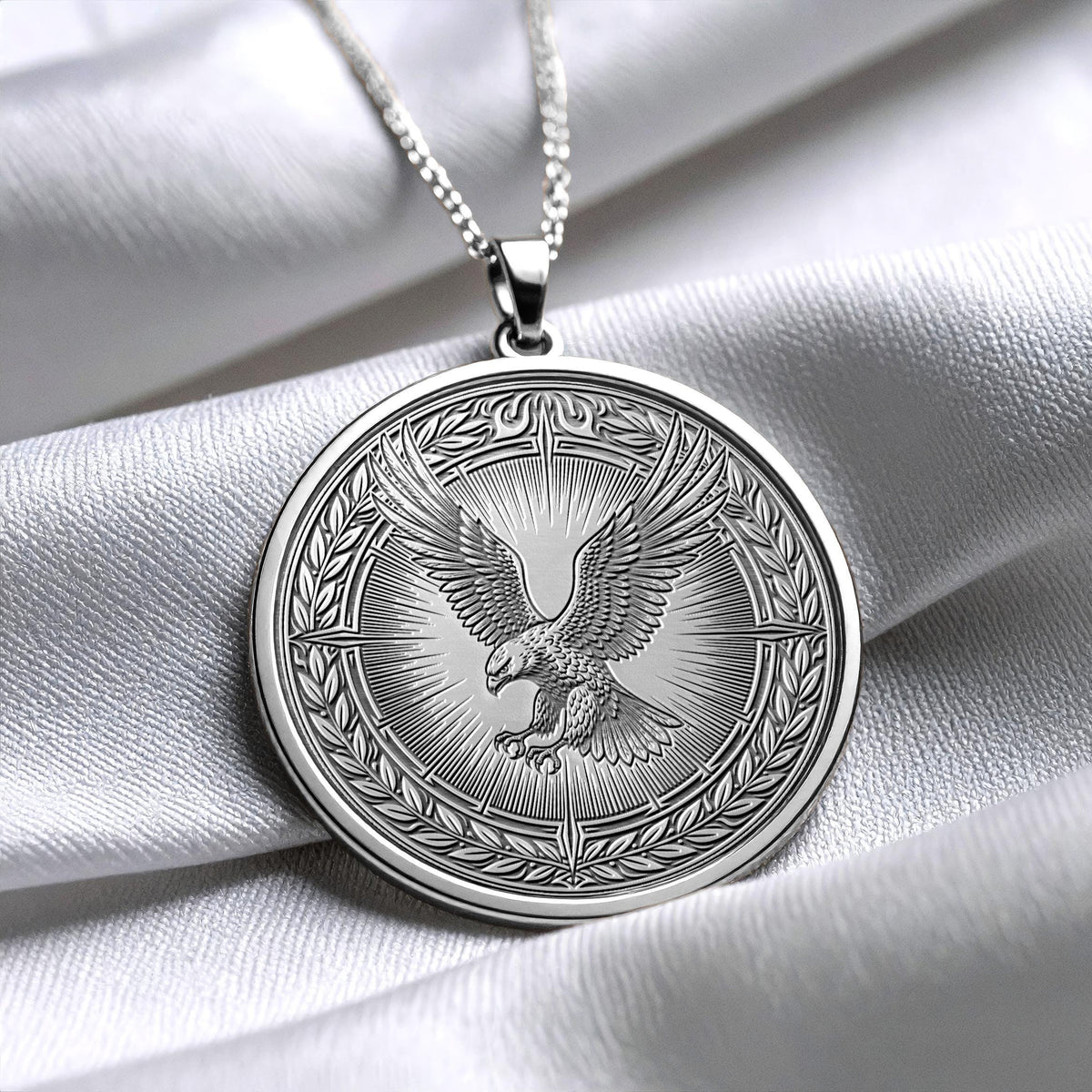 Eagle Necklace – Majestic Bird Pendant Symbolizing Freedom and Strength –226