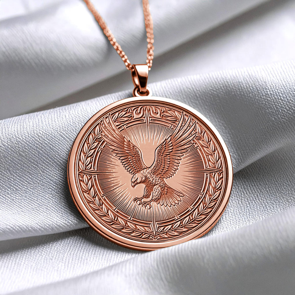 Eagle Necklace – Majestic Bird Pendant Symbolizing Freedom and Strength –226
