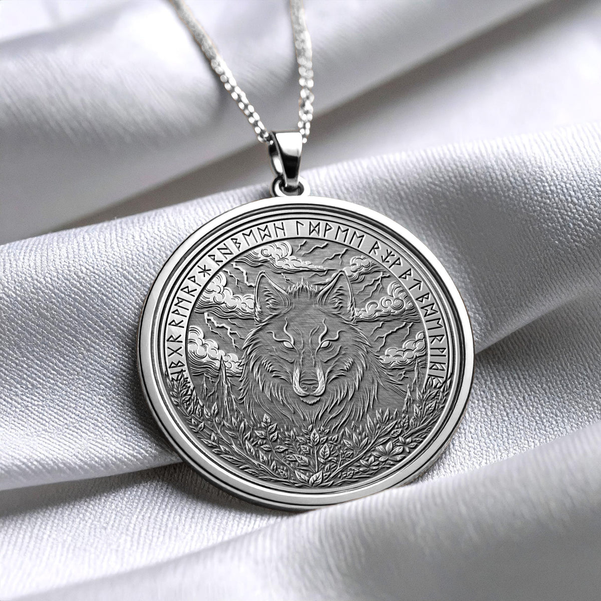 Fenrir Wolf Necklace – Norse Mythology Pendant Inspired by Viking Legend
