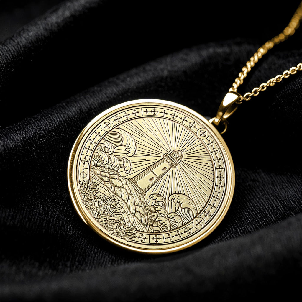 Nautical Lighthouse Pendant Ocean Jewelry