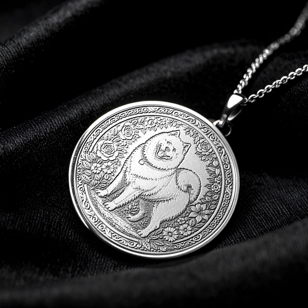 Samoyed Dog Pendant – A Symbol of Loyal Friendship