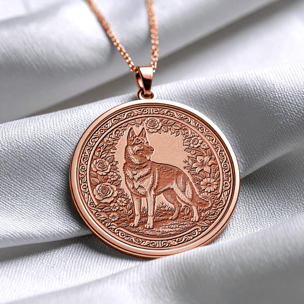 German Shepperd Necklace - A symbol of friendship, protection, and connection