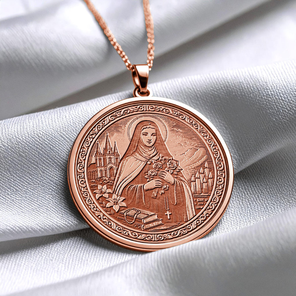 St. Therese of Lisieux Necklace – Pedant of Love Faith