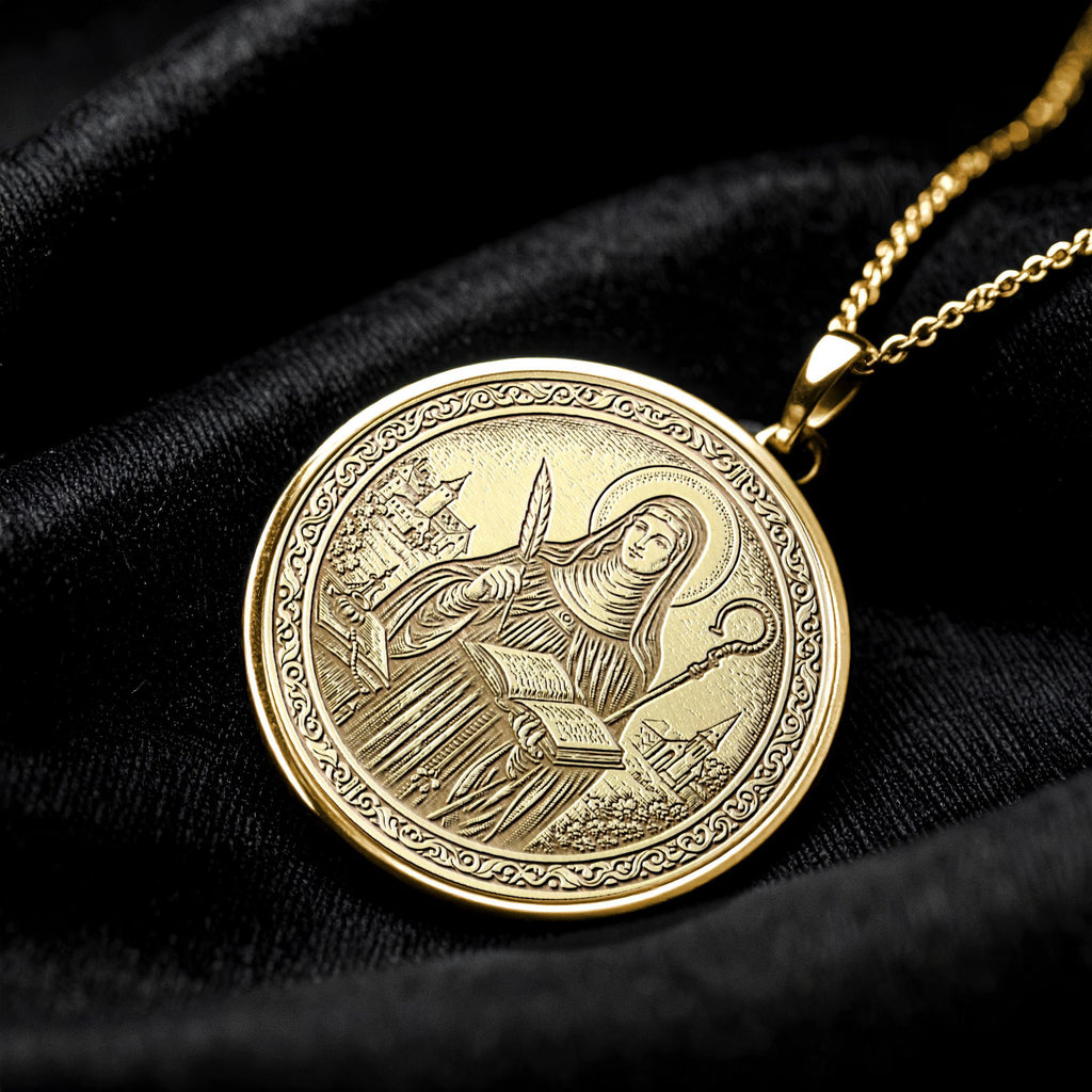 Saint Hildegard Pendant Necklace – Saint of Healing