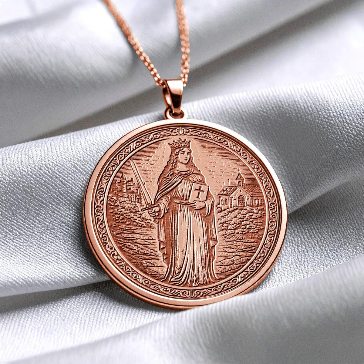 Saint Dymphna Necklace : Patron Saint of Mental Healing