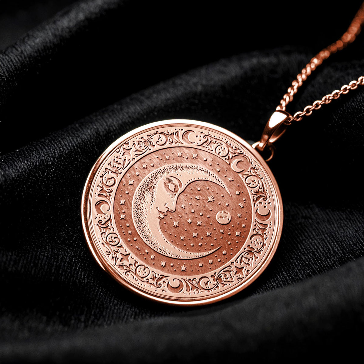 Moon Pendant Symbolic Celestial Jewelry