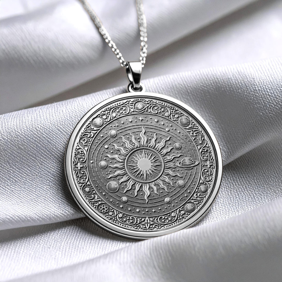 Sun Pendant Positive Energy Necklace