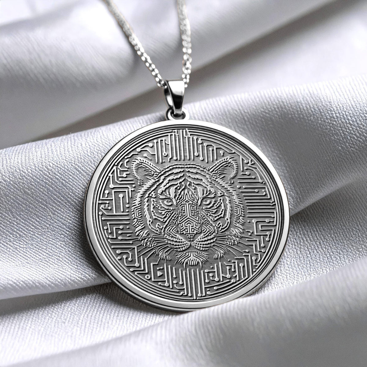 Tiger Necklace - Pendant of Strength, Courage & Wild Spirit