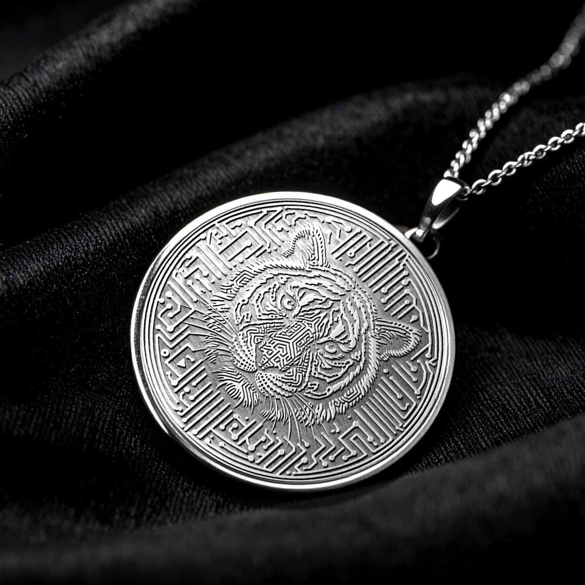 Tiger Necklace - Pendant of Strength, Courage & Wild Spirit