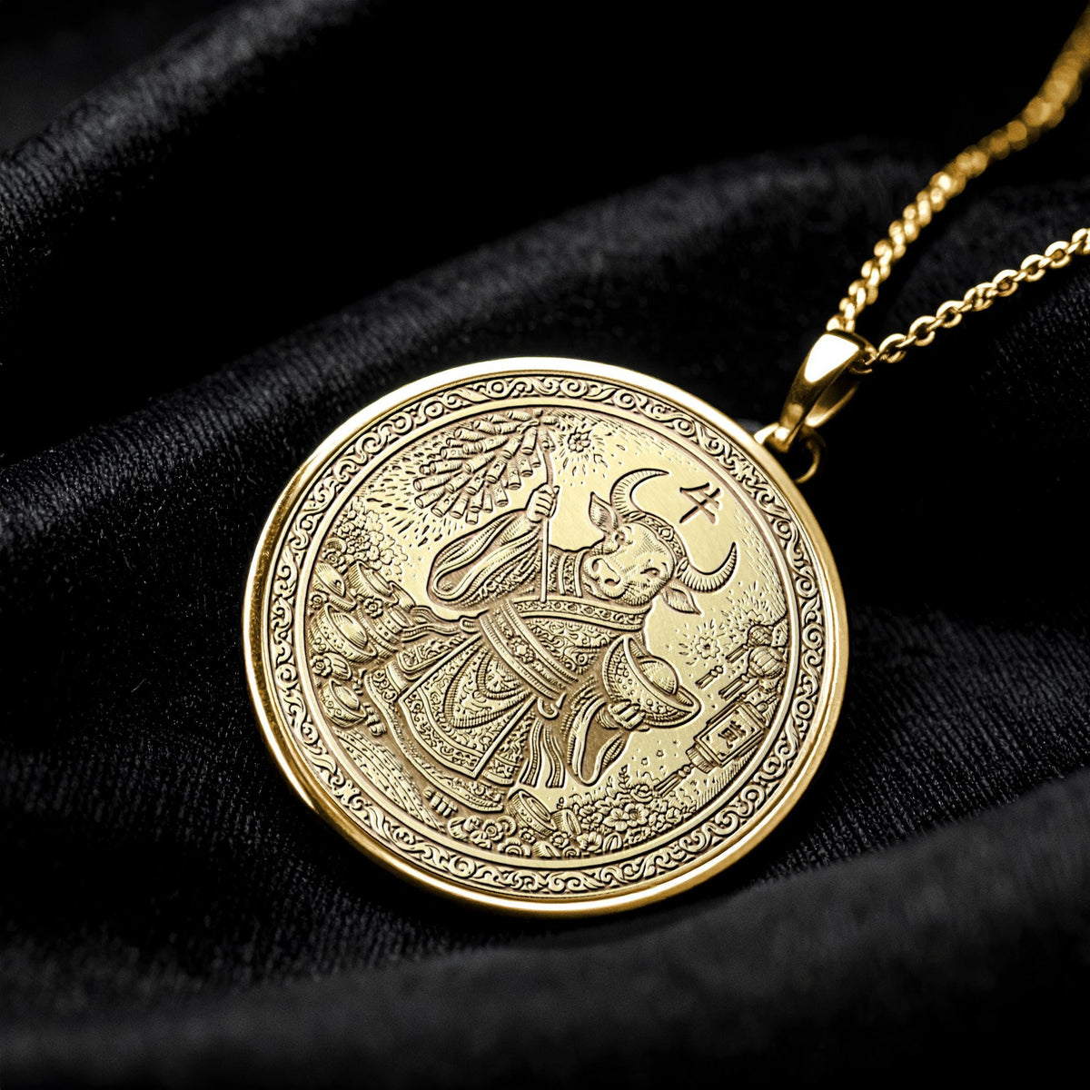 Year of the Ox Chinese Zodiac Necklace | Power, Stability & Success Symbol