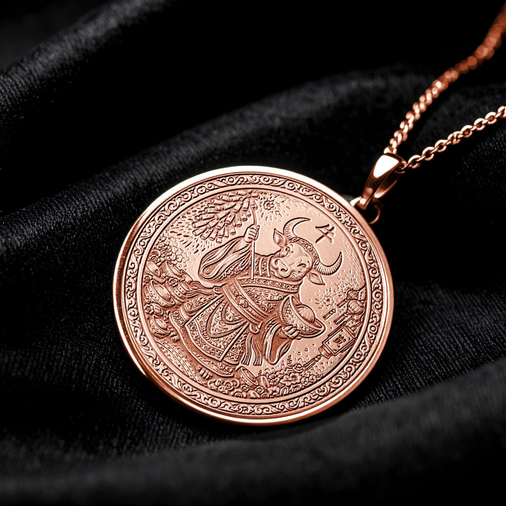 Year of the Ox Chinese Zodiac Necklace | Power, Stability & Success Symbol