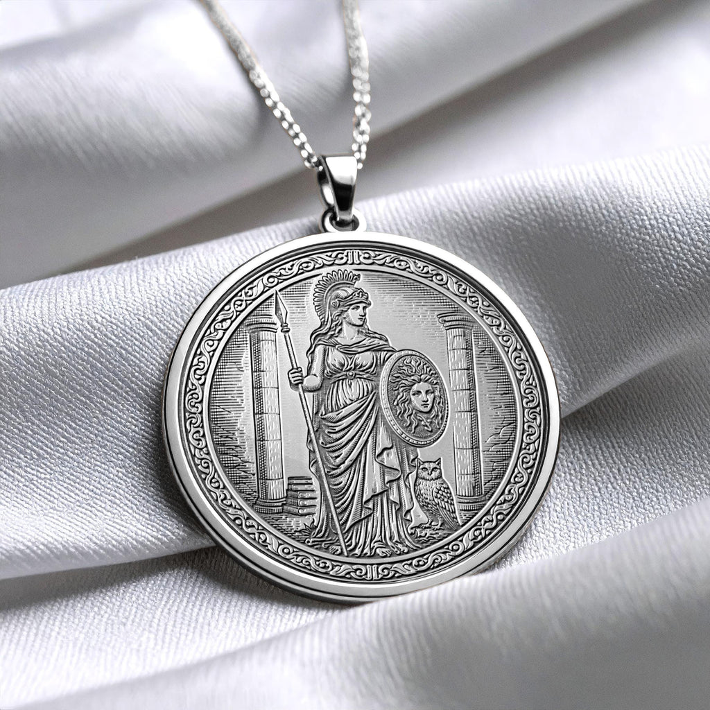 Minerva Goddess of Wisdom Power Pendant