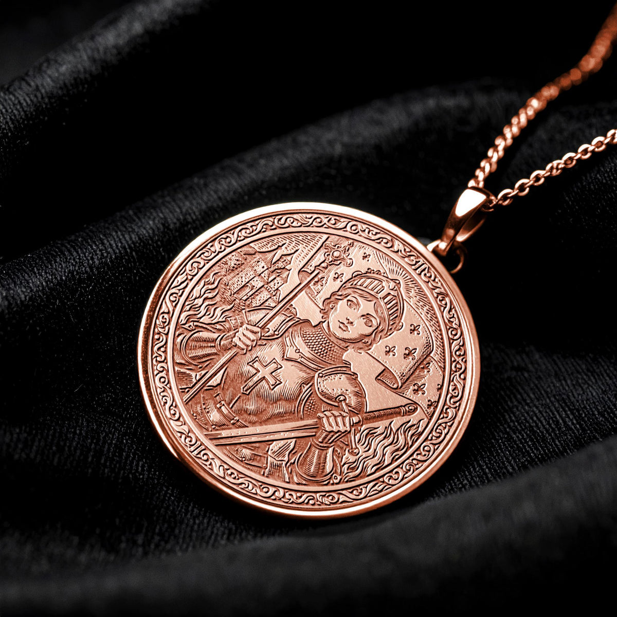 Joan of Arc Courage and Faith Pendant