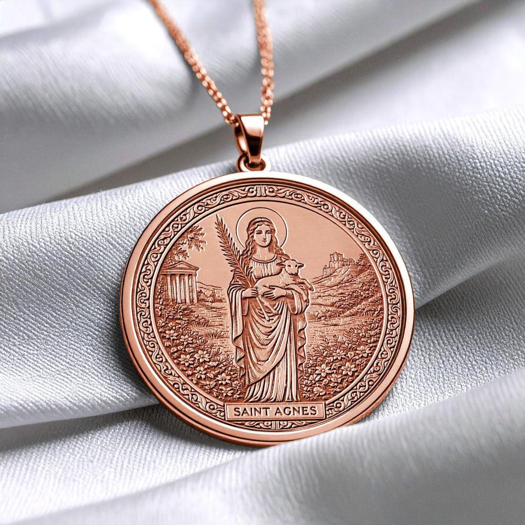 Saint Agnes Faith and Innocence Pendant