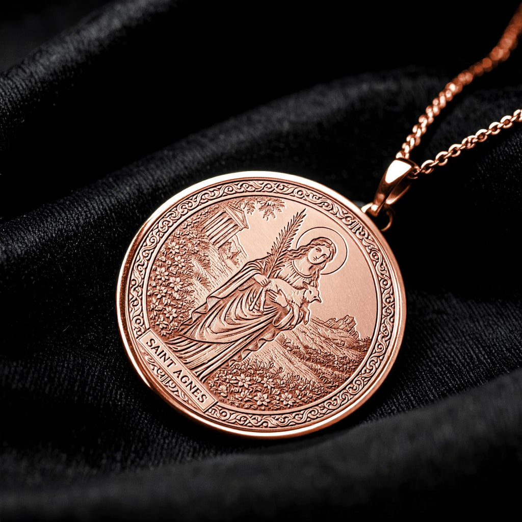 Saint Agnes Faith and Innocence Pendant