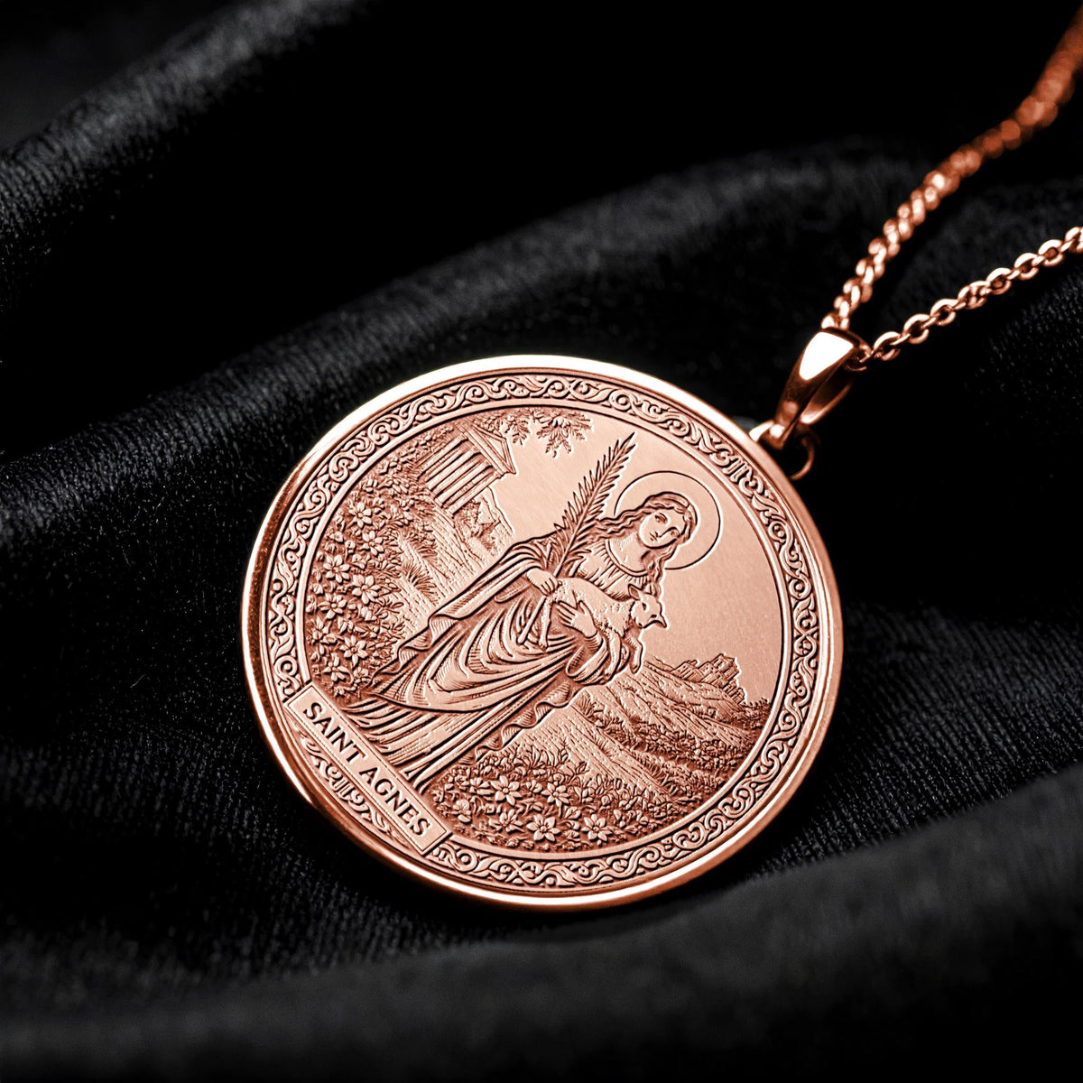 Saint Agnes Faith and Innocence Pendant