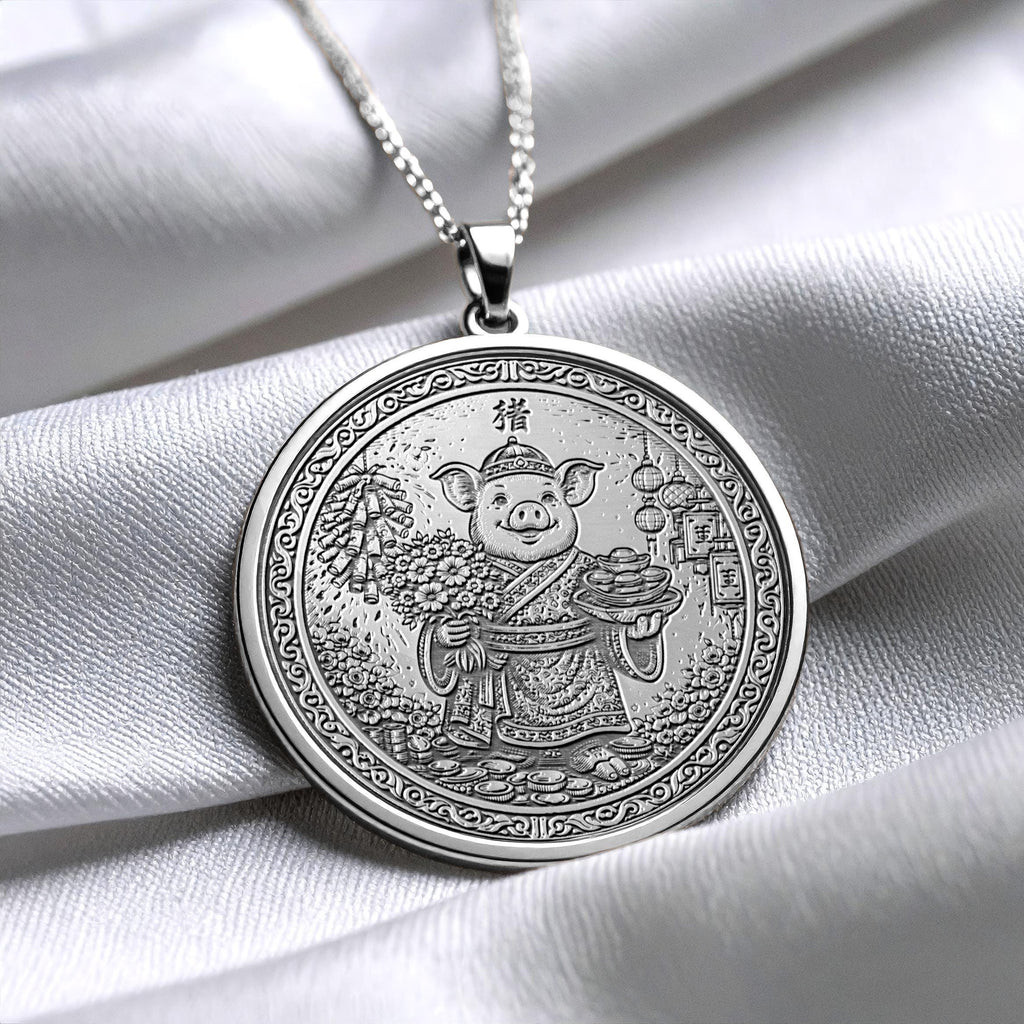 Lunar Year of the Pig Prosperity Pendant