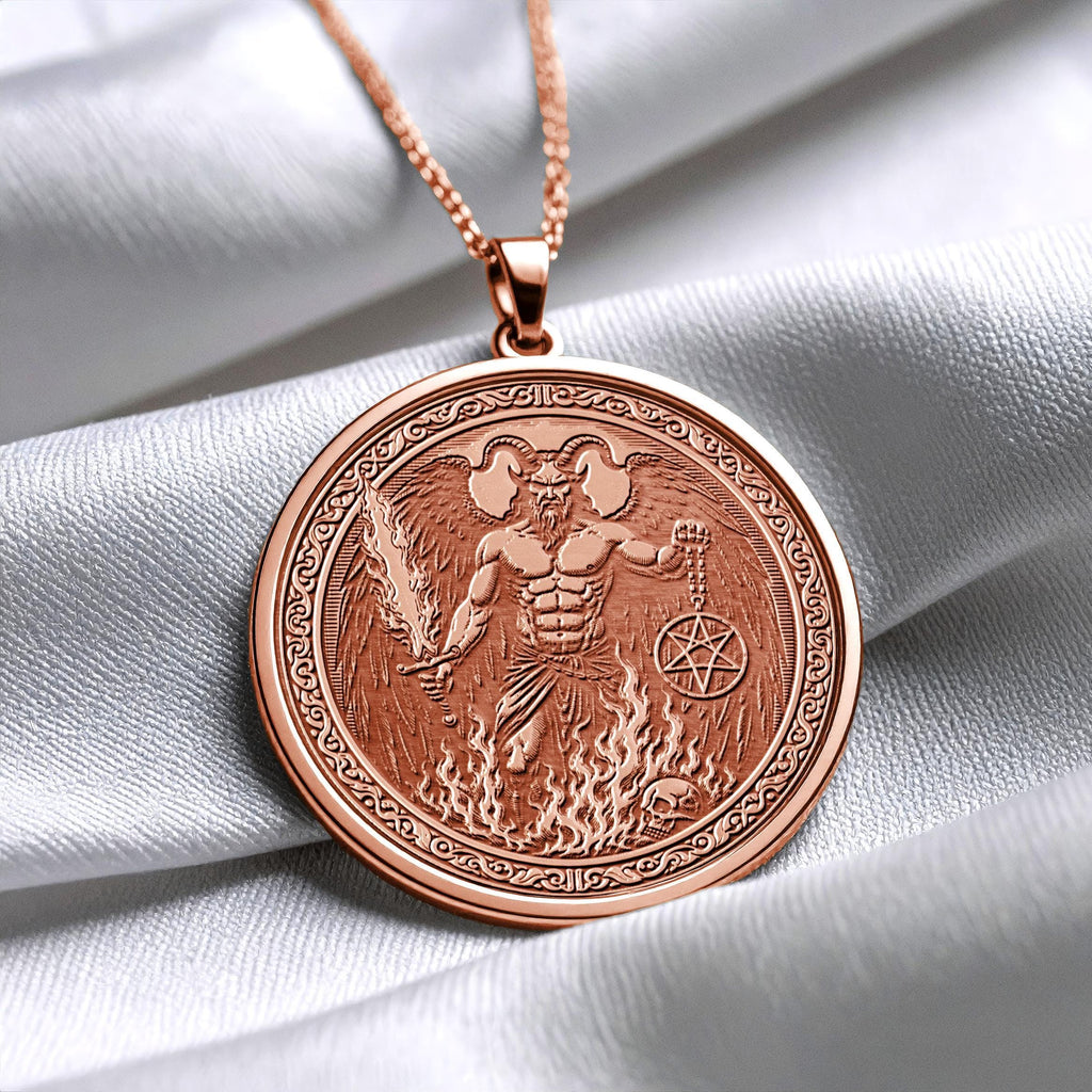 Azazel Fallen Angel Necklace - Power Symbol Pendant