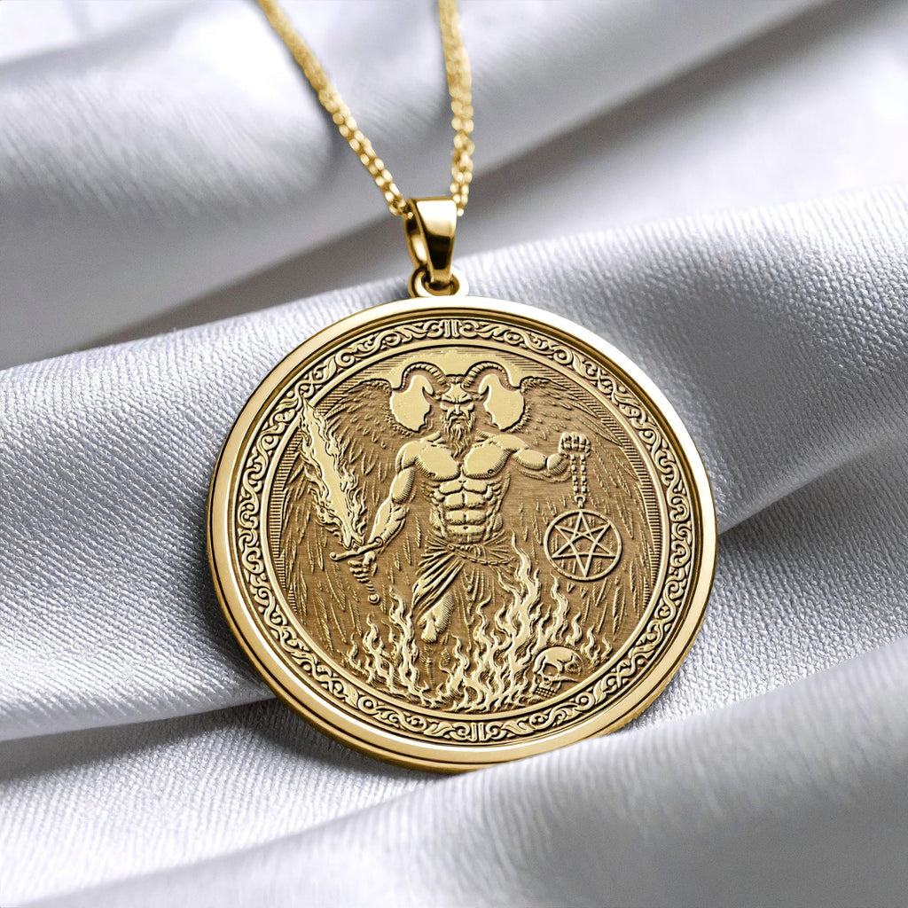 Azazel Fallen Angel Necklace - Power Symbol Pendant