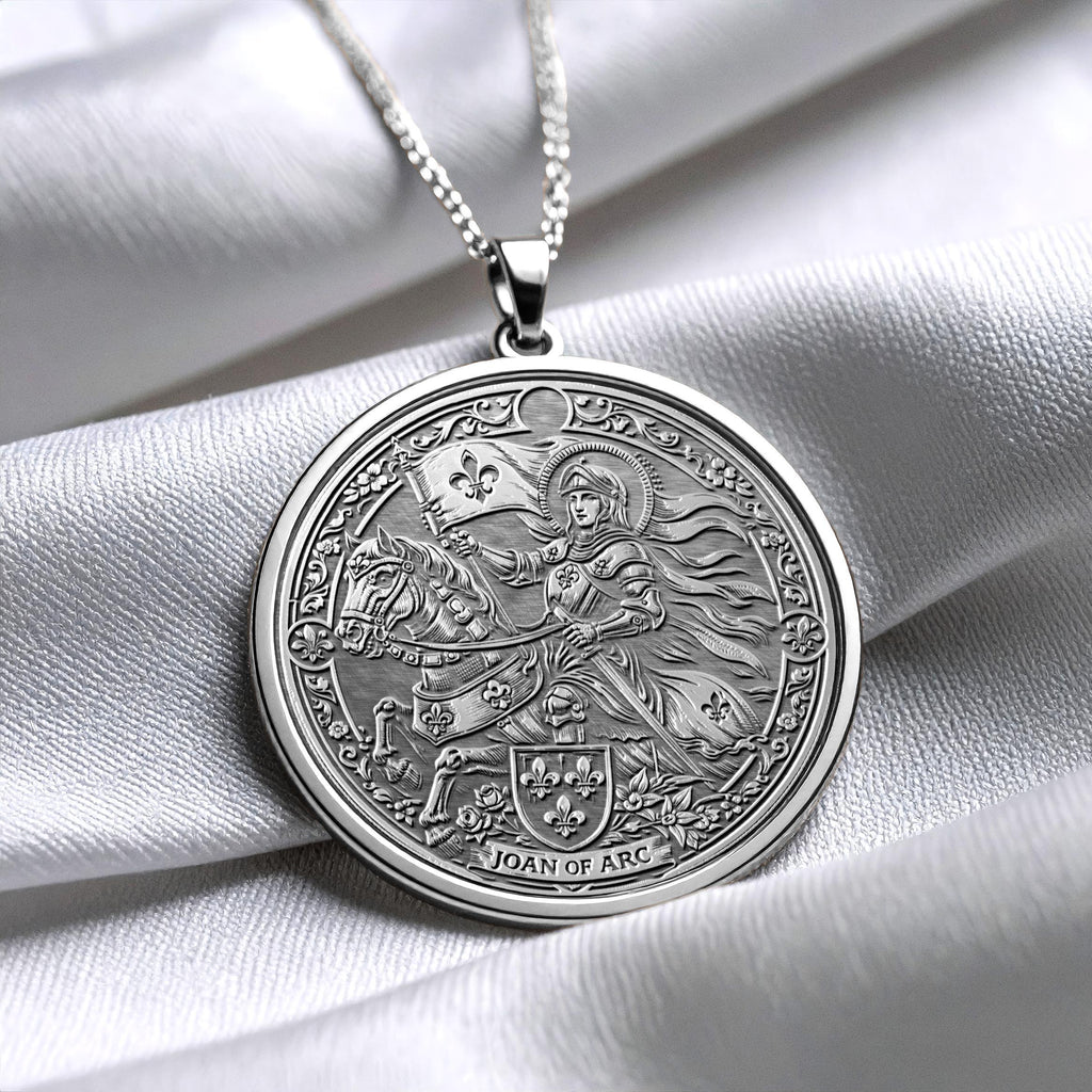 Joan of Arc Pendant – Necklace of Fearless Faith