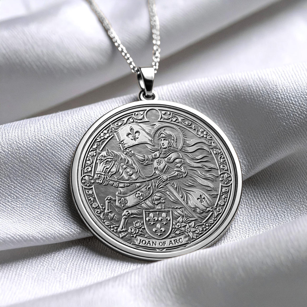 Joan of Arc Pendant – Necklace of Fearless Faith