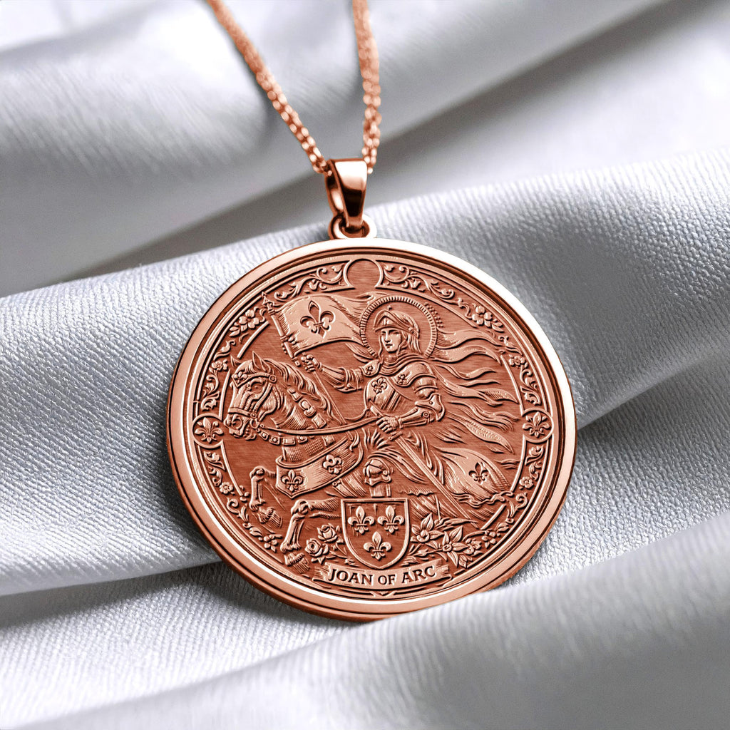 Joan of Arc Pendant – Necklace of Fearless Faith