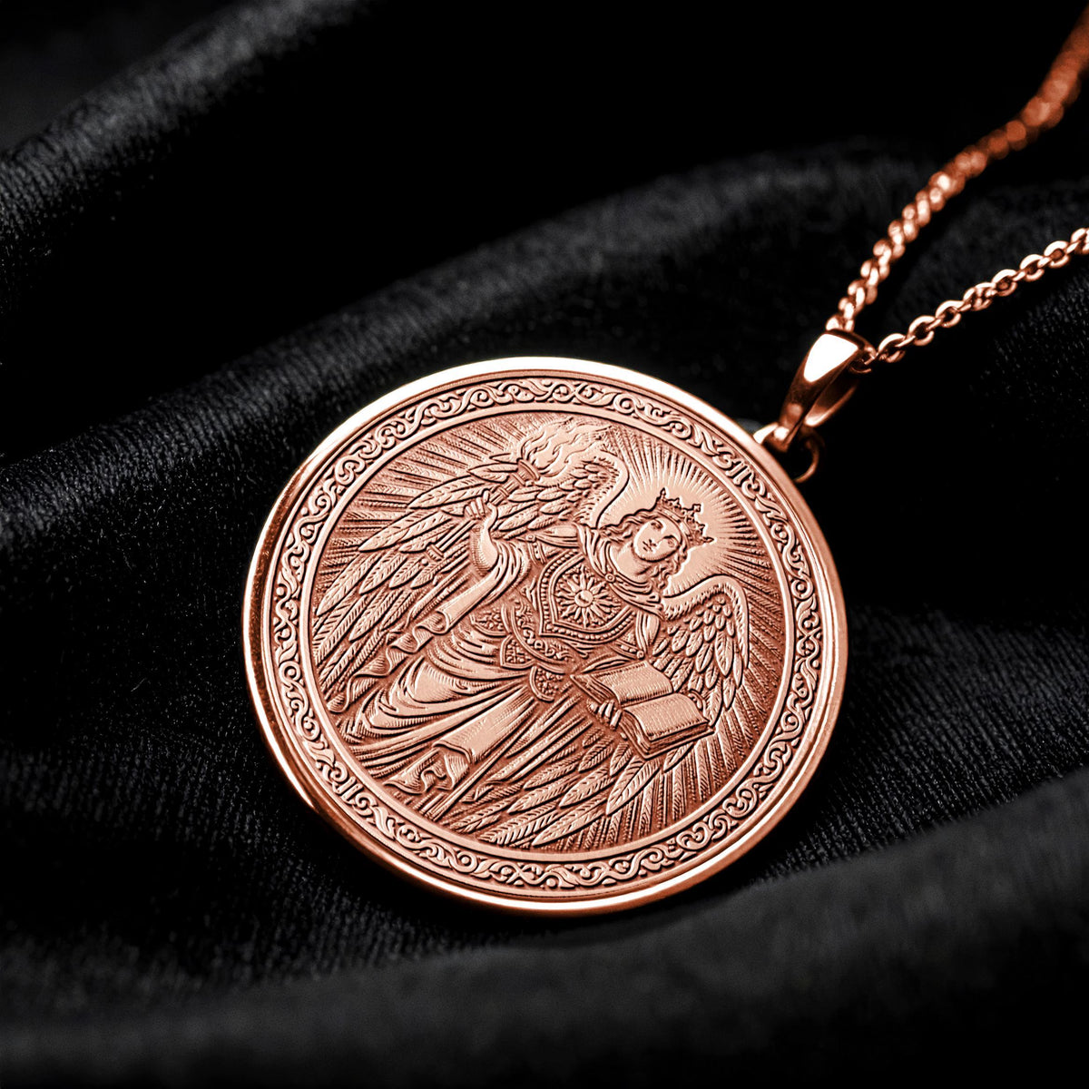 Archangel Jophiel Necklace - Pendant of Golden Wisdom