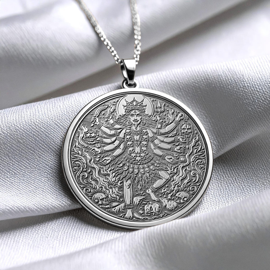 Kali Ma Goddess Pendant Necklace for Protection