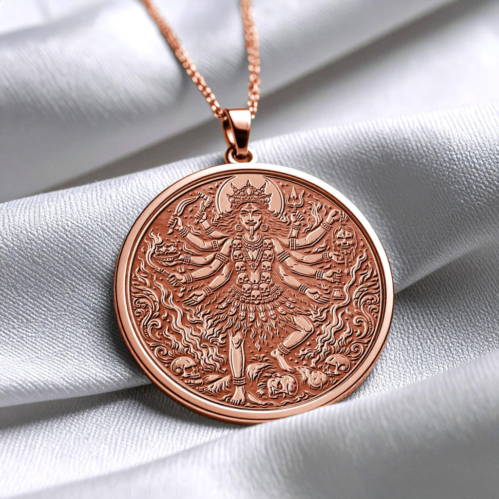 Kali Ma Goddess Pendant Necklace for Protection