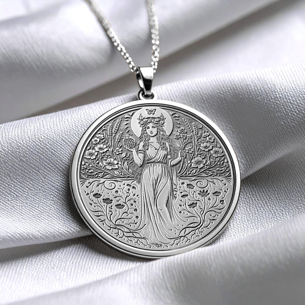 Persephone Necklace – Goddess of Rebirth and the Underworld