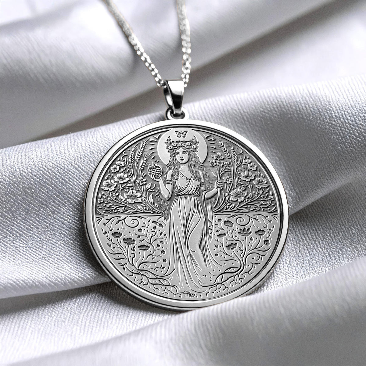 Persephone Necklace – Goddess of Rebirth and the Underworld