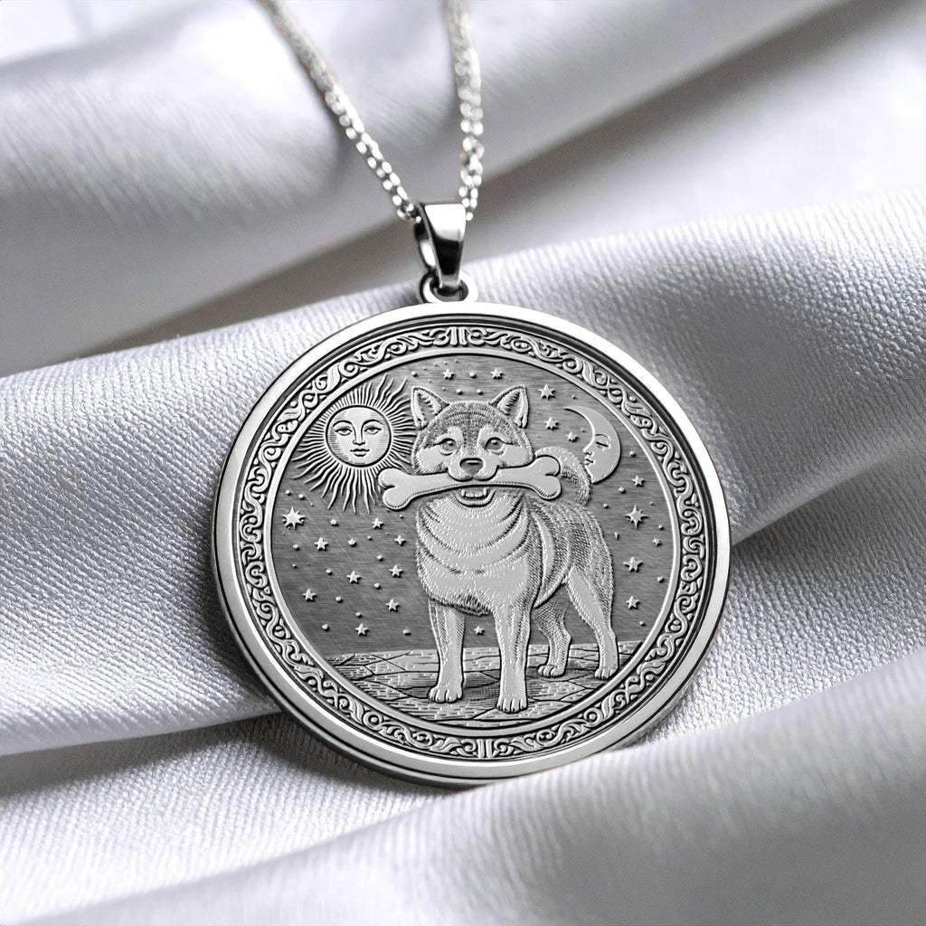 Shiba Inu Necklace - Pendant of Strength, Spirit, Loyal Heart