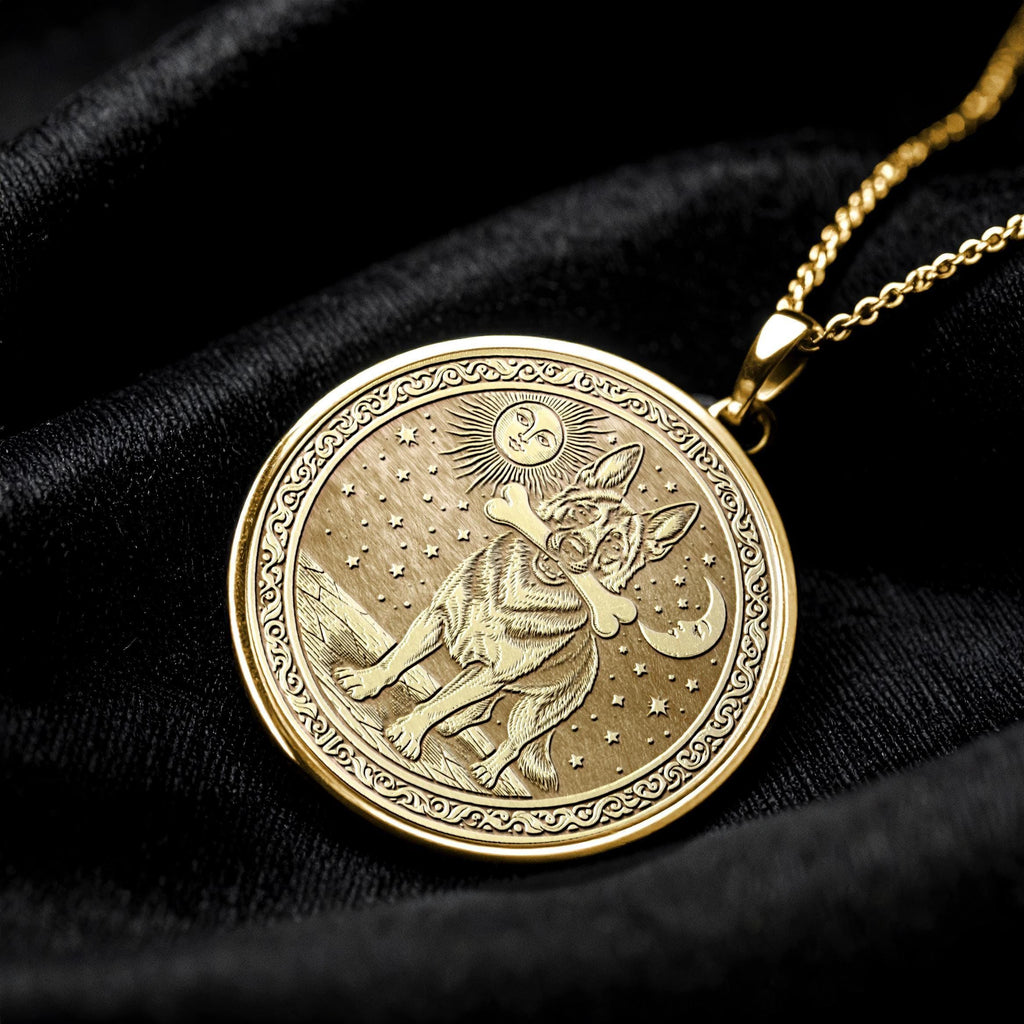 German Shepherd Pendant – Necklace Courage, Intelligence & Loyalty
