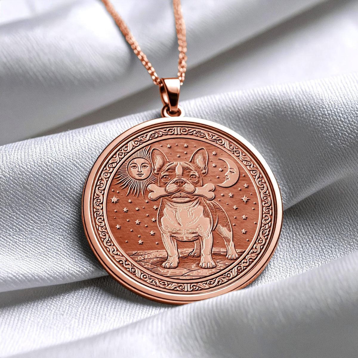 French Bulldog Lover Pendant Necklace Gift