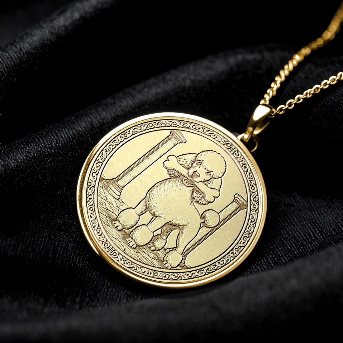 Elegant Poodle Pendant for Dog Lovers