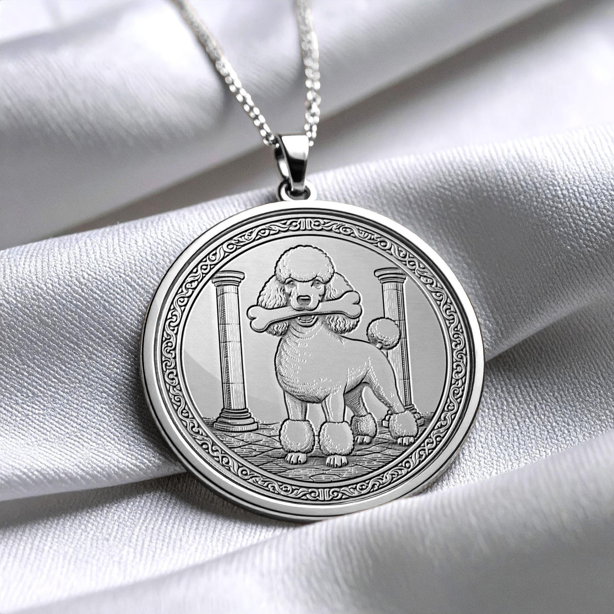 Elegant Poodle Pendant for Dog Lovers