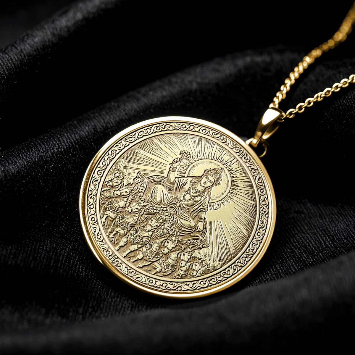Surya Radiant Sun Symbol Pendant