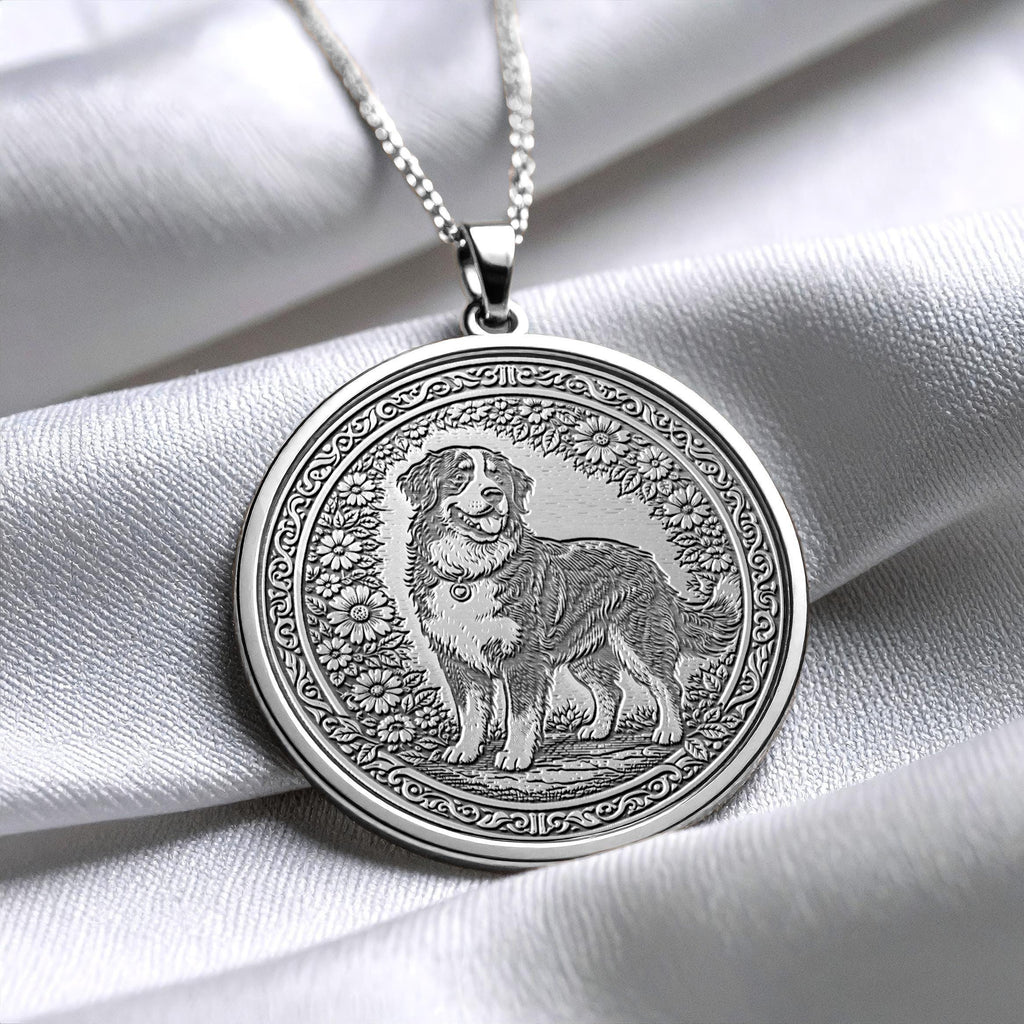 Bernese Mountain Dog Pendant – Necklace of Gentle Strength