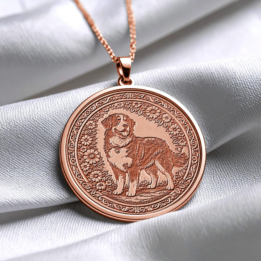 Bernese Mountain Dog Pendant – Necklace of Gentle Strength
