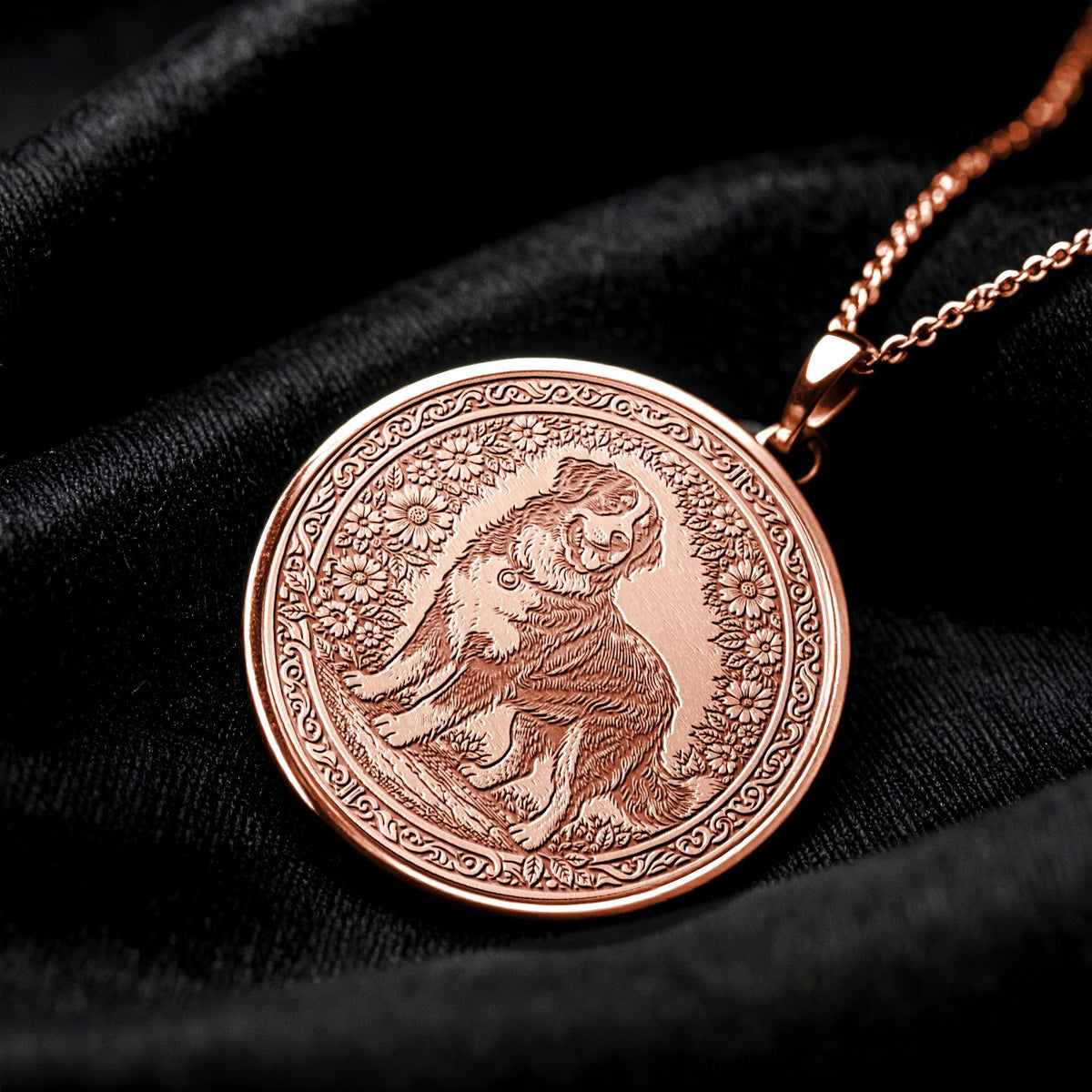 Bernese Mountain Dog Pendant – Necklace of Gentle Strength