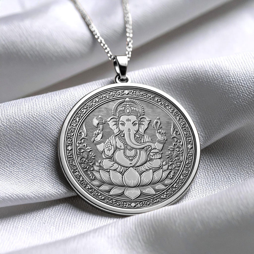 Ganesha Necklace – Hindu God Pendant for Wisdom, Protection and Spiritual Growth