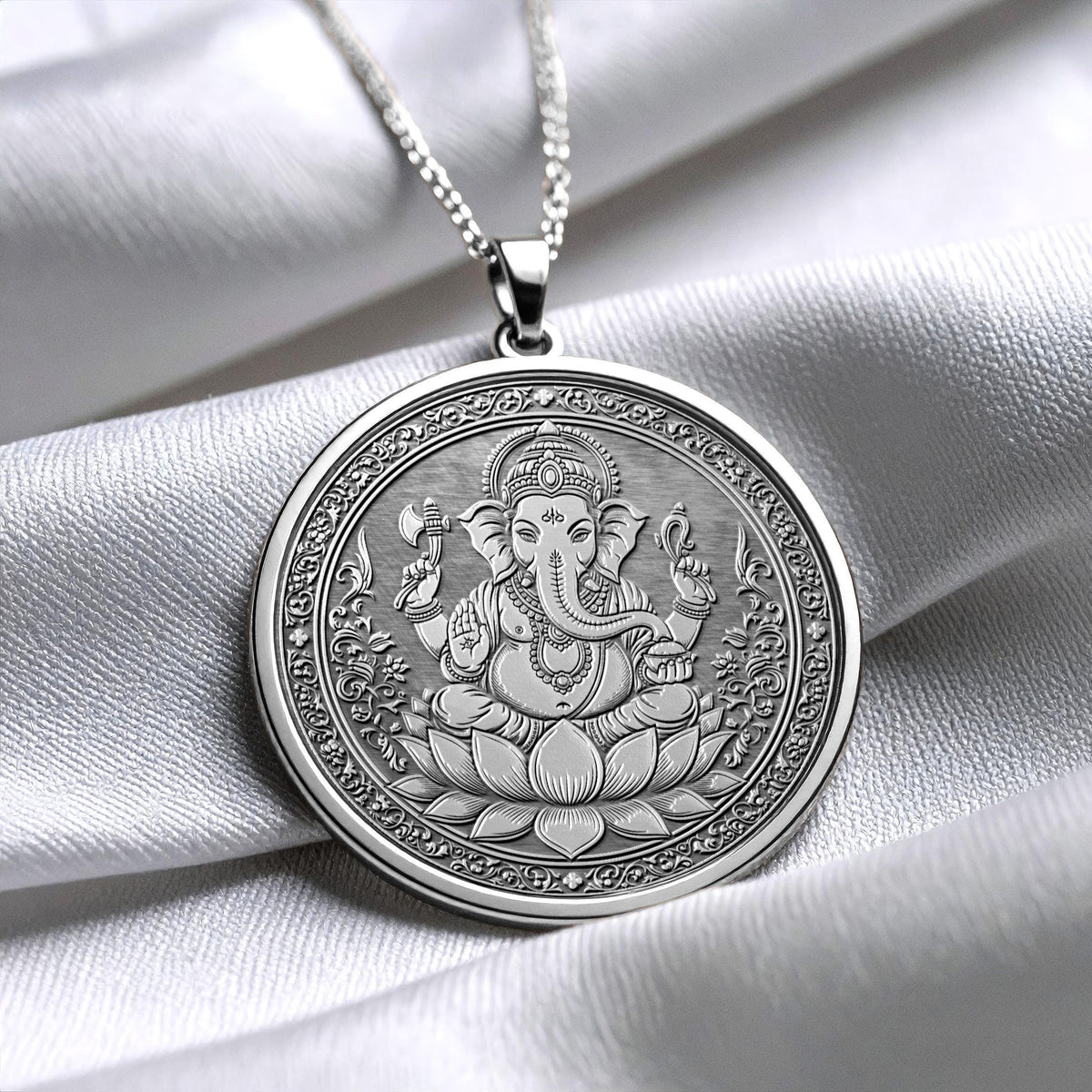 Ganesha Necklace – Hindu God Pendant for Wisdom, Protection and Spiritual Growth